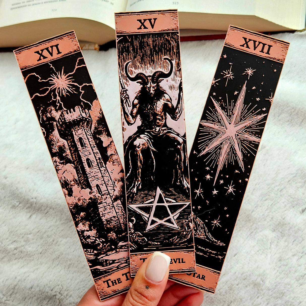 Filamora Studios Tarot Gothic Bookmarks - Set of 6