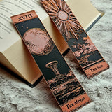 Filamora Studios Gothic Tarot Bookmarks Set - Moon & Sun Witchy Decor