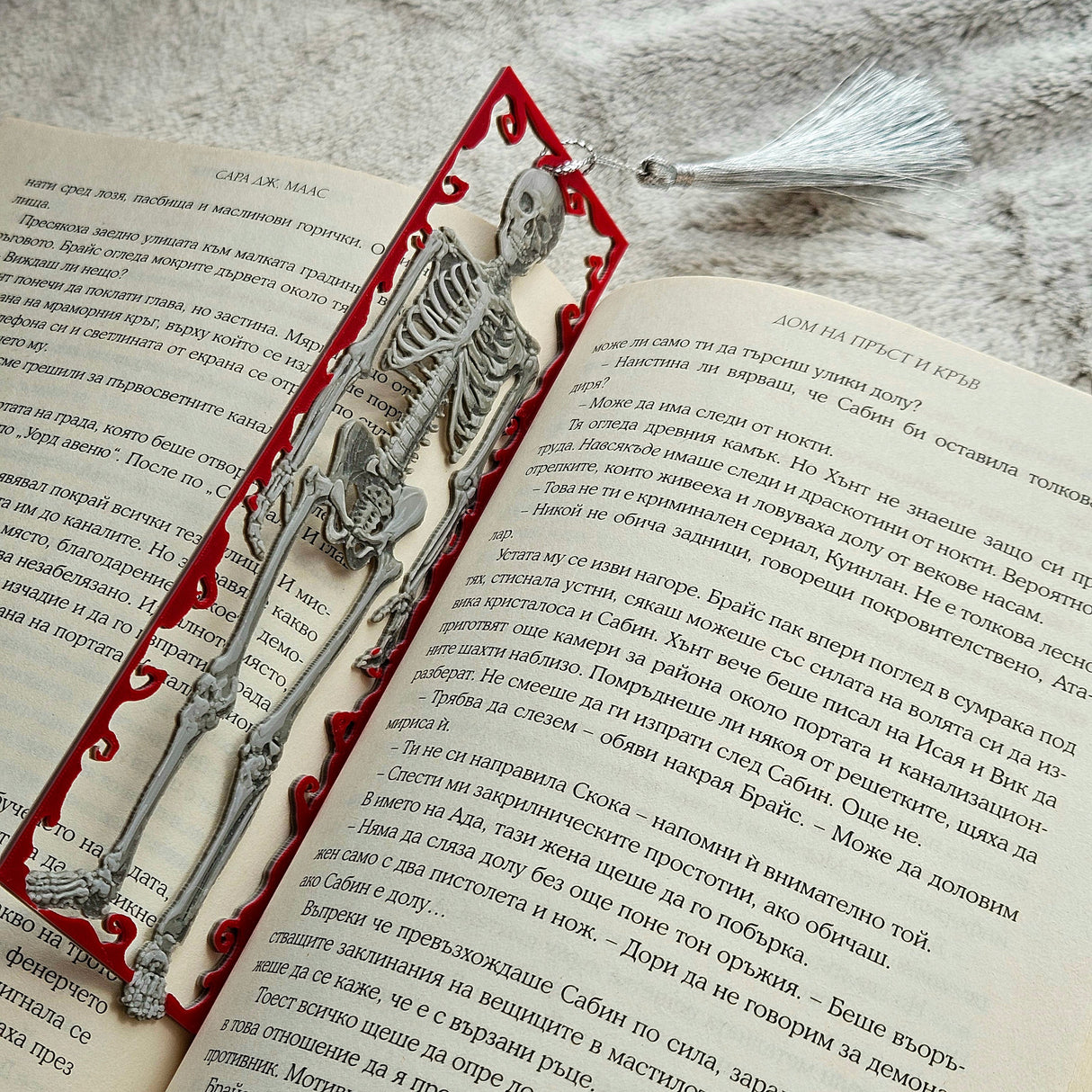 Filamora Studios Framed Skeleton Gothic Bookmark