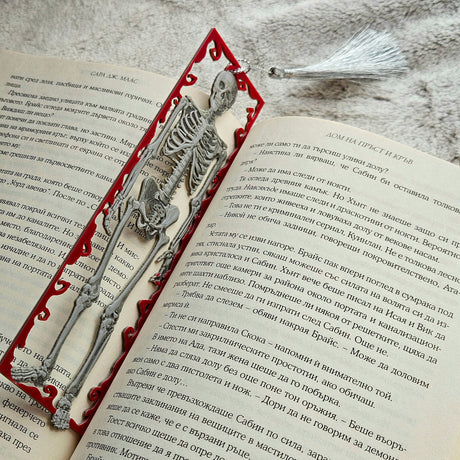Filamora Studios Framed Skeleton Gothic Bookmark