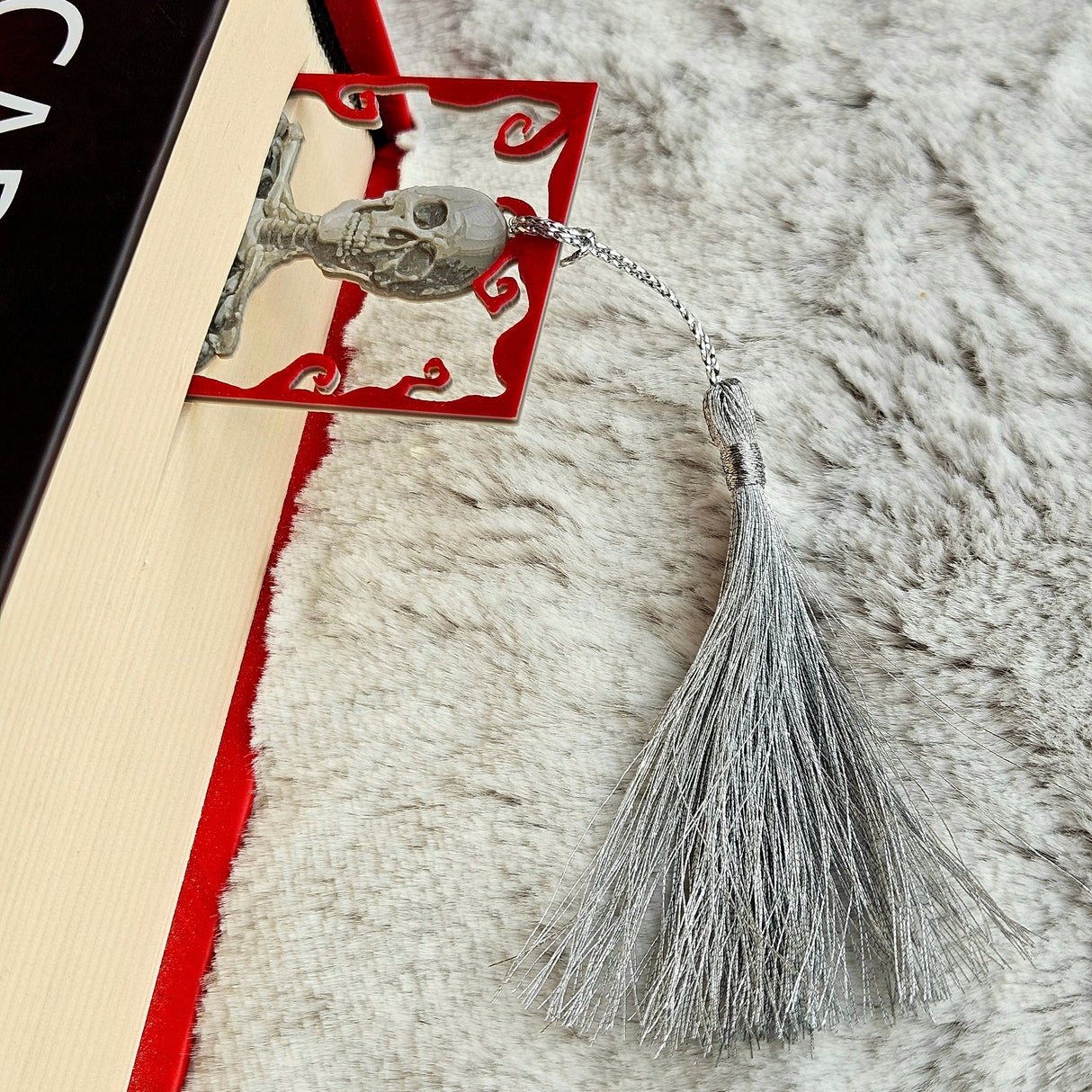 Filamora Studios Framed Skeleton Gothic Bookmark