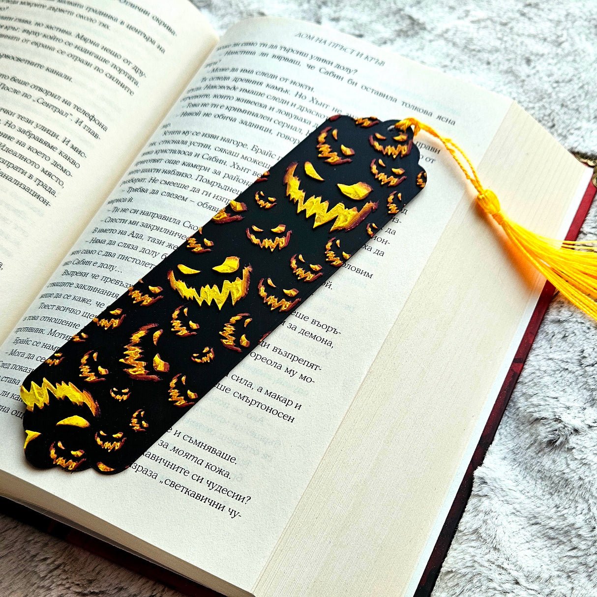 Filamora Studios Glow Halloween Bookmark Night of a Thousand Jacks