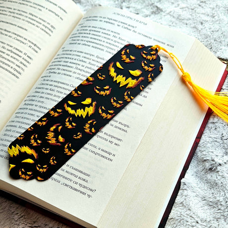 Filamora Studios Glow Halloween Bookmark Night of a Thousand Jacks