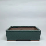 Yorkshire Bonsai Dark Green Rectangular Bonsai Pot - 30cm