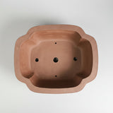 Yorkshire Bonsai Brown Floral Unglazed Bonsai Pot - 37cm
