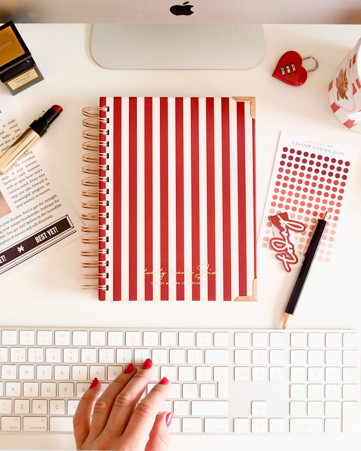 EllaIconic 2026 Weekly Life Planner CEO of My Own Life® Rouge Edition