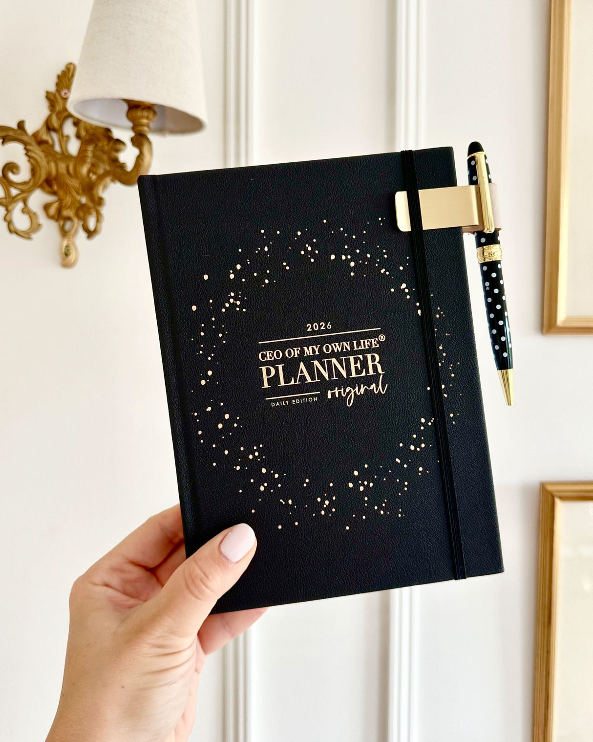 EllaIconic 2026 Daily Life Planner CEO of My Own Life® Black Edition