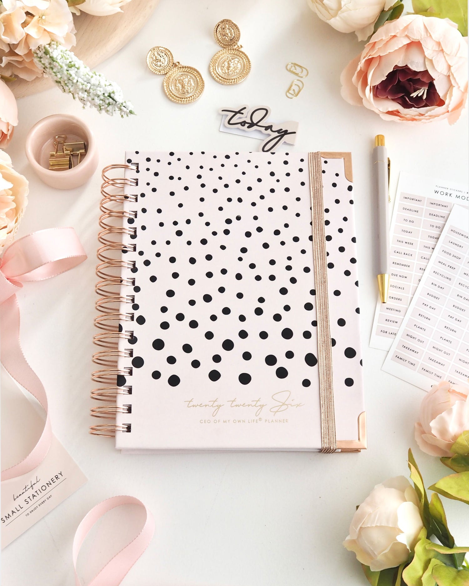 EllaIconic 2026 Daily Life Planner CEO of My Own Life Dot Luxe Edition