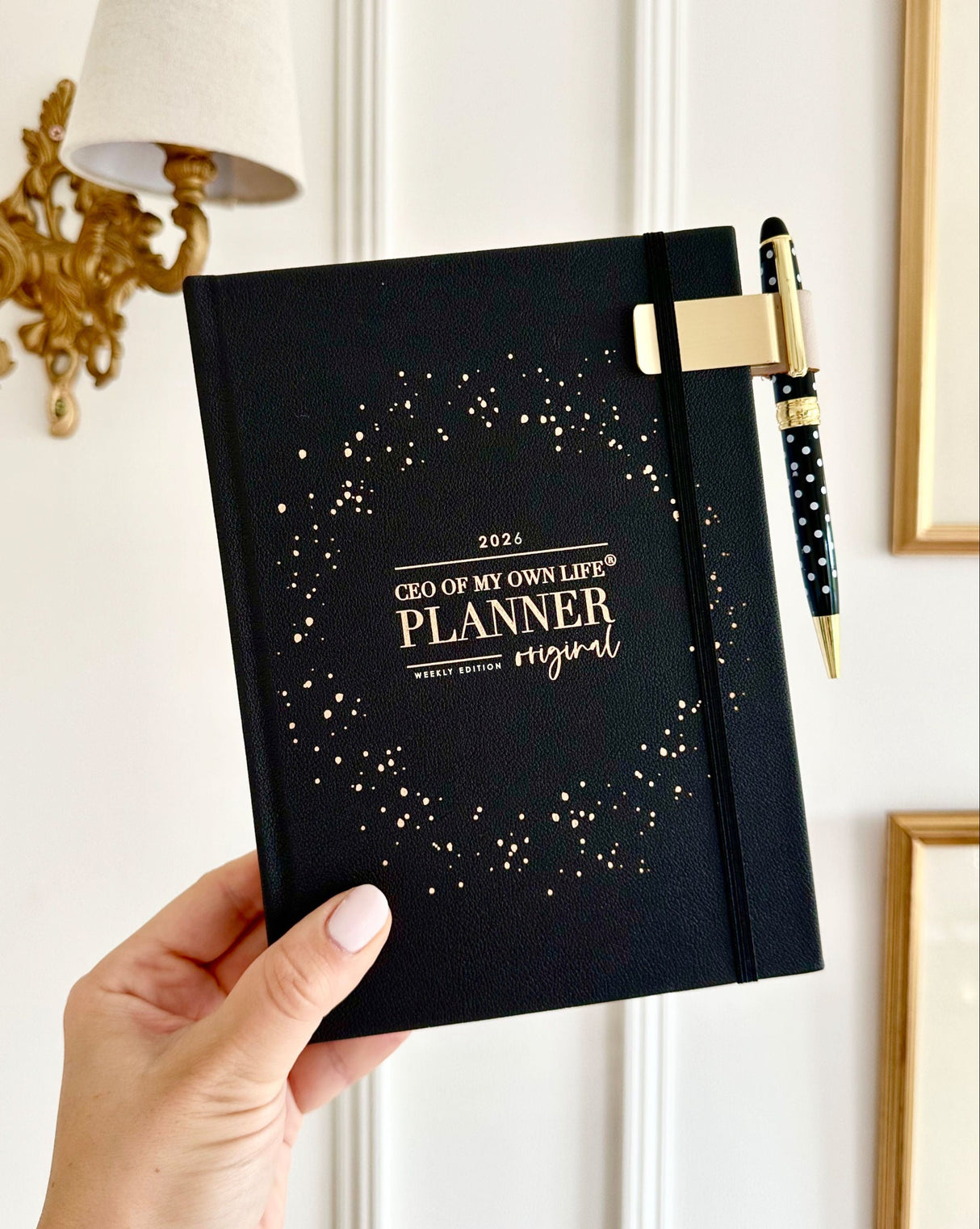 EllaIconic 2026 Weekly Life Planner CEO of My Own Life® Black Edition