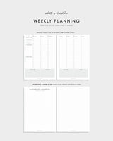 EllaIconic 2026 Weekly Life Planner CEO of My Own Life® Black Edition