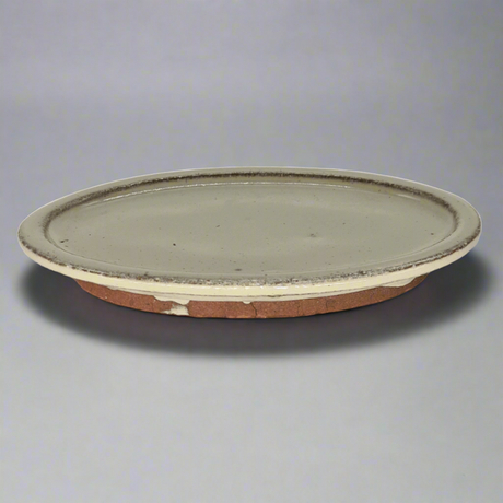 Yorkshire Bonsai Glazed Bonsai Drip Tray Oval - 20cm