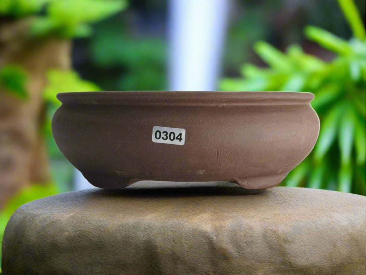 Yorkshire Bonsai Unglazed Oval Bonsai Pot - 20cm