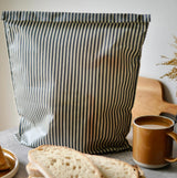 Lou-bees Navy Striped Bread Bag