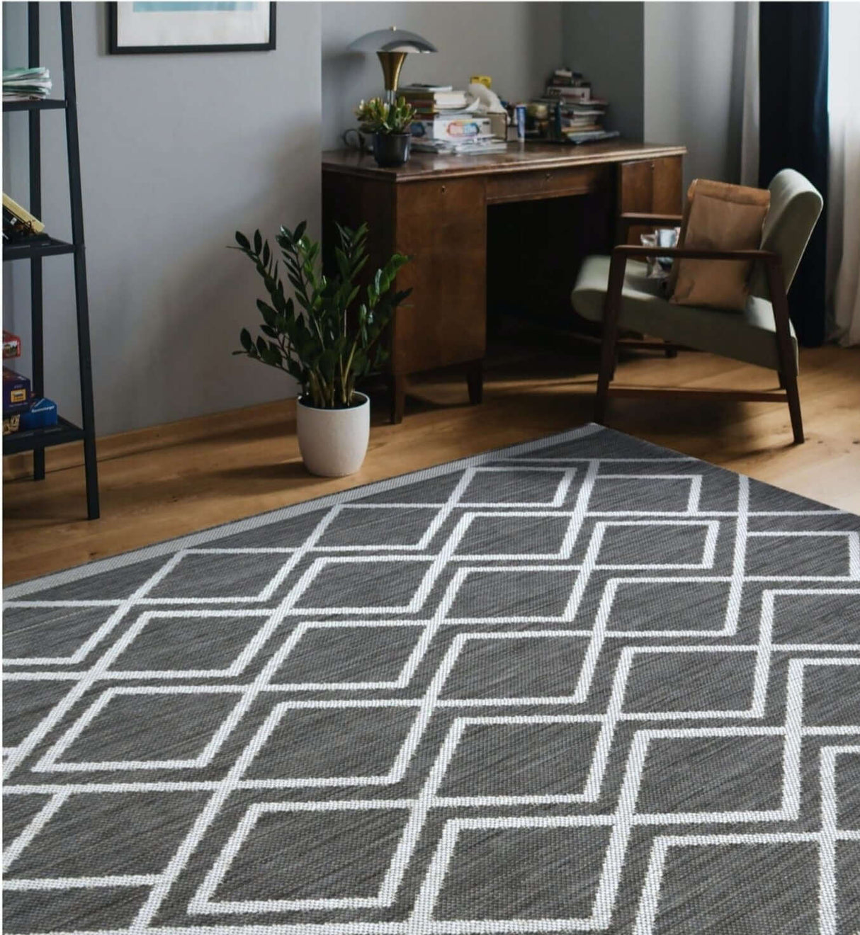 County Diamonds Indoor‑Outdoor Rug 11651A by The Rugs
