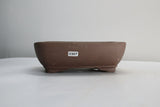 Yorkshire Bonsai Unglazed Bonsai Pot Rectangle Brown - 21cm