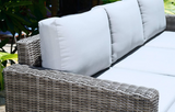 MINT Outdoor Marbella Grey 5 Seater Chaise Garden Sofa Lounge Set
