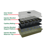 AllotMate Essentials 24 Cell Self-Watering Seed Success Kit Propagator