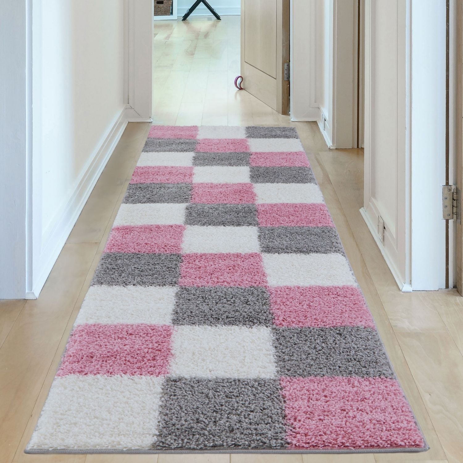 The Rugs Myshaggy Geometric Pink Rug