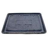 Yorkshire Bonsai Blue Glazed Rectangular Drip Tray Ceramic - 24cm