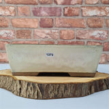Yorkshire Bonsai White Glazed Rectangular Bonsai Pot - 25cm
