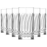 Rinkit Wave Highball Glasses 390ml - Pack of 6