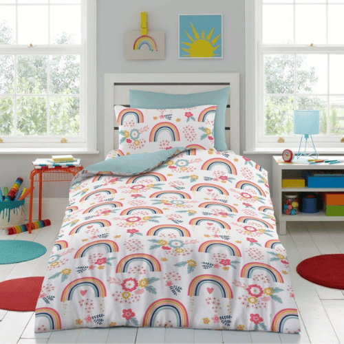 Blush & Bale Rainbow Duvet Set - 100% Polyester