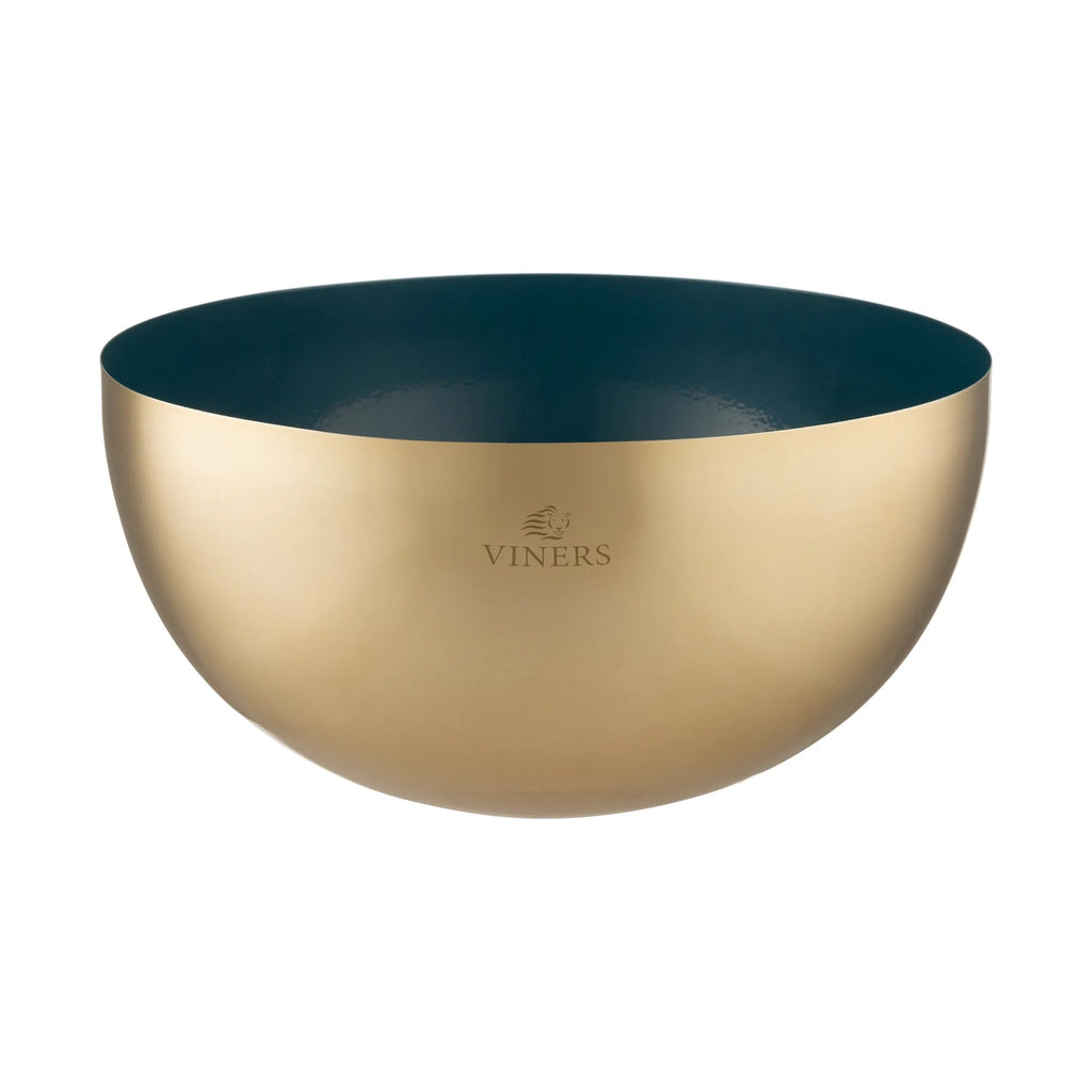 Viners Stainless Steel 2 Tone Serving Bowl, 25cm