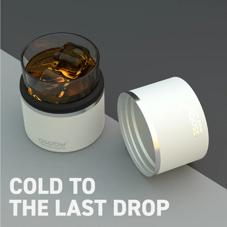 Asobu Whiskey Insulated Sleeve, 311 ml, White