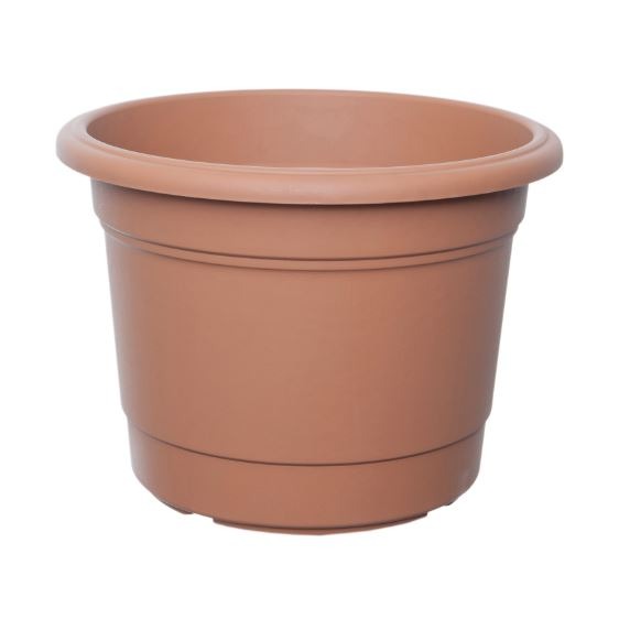 Whitefurze Milano Green Round Planter, 30cm