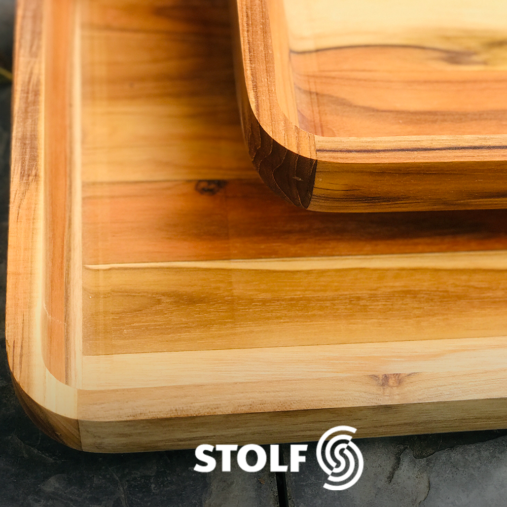 Stolf Teak Wood Serving Tray