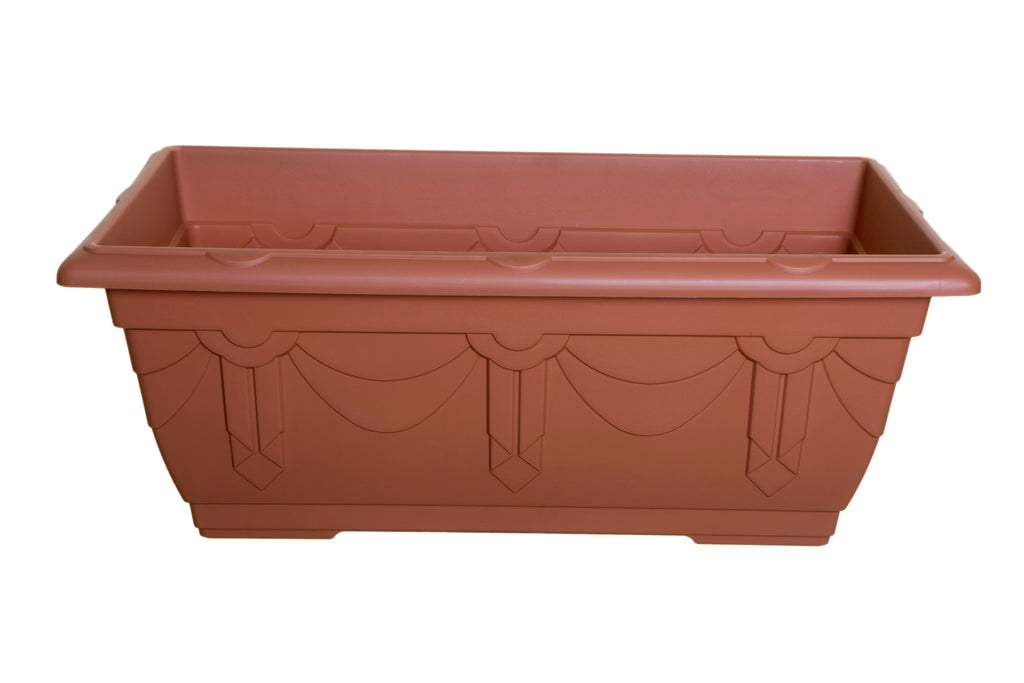 Whitefurze Venetian Forest Green Patio Planter, 60cm