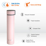 Asobu Skinny Mini Flask, 230 ml, Pink