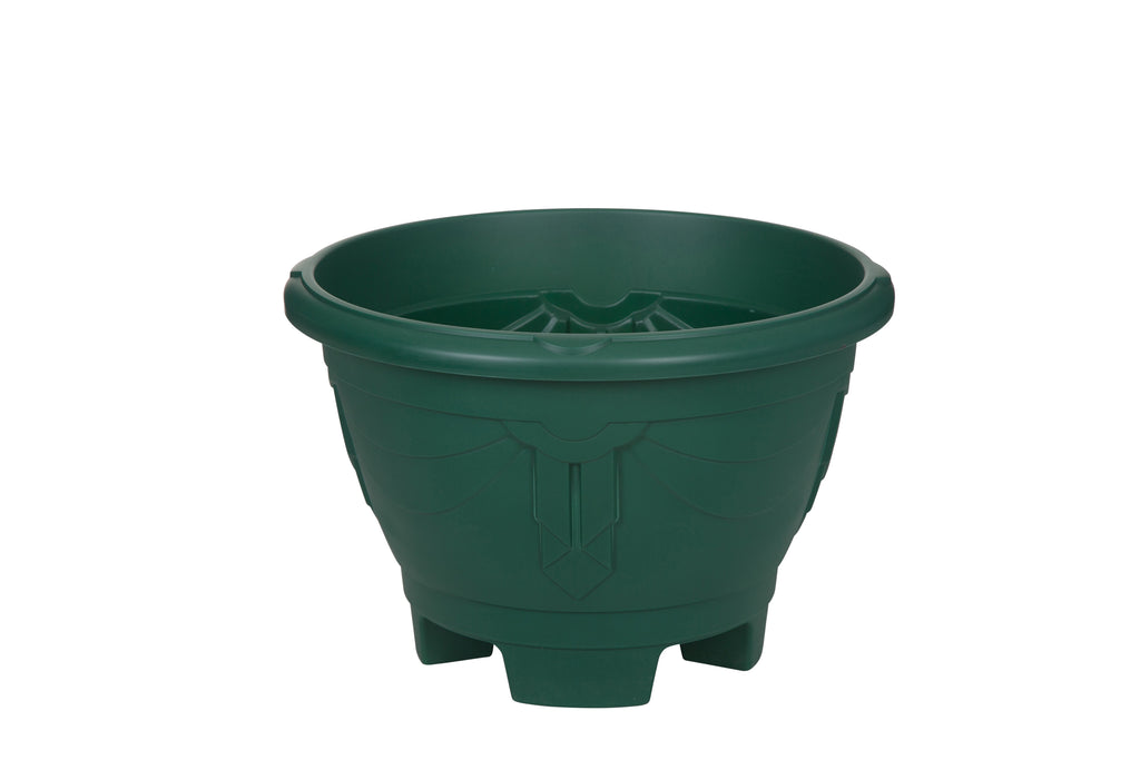 Whitefurze Venetian Terracotta Round Planter With Legs, 26cm