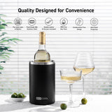 Subcold Barcool Black Stainless Steel Wine Cooler Sleeve