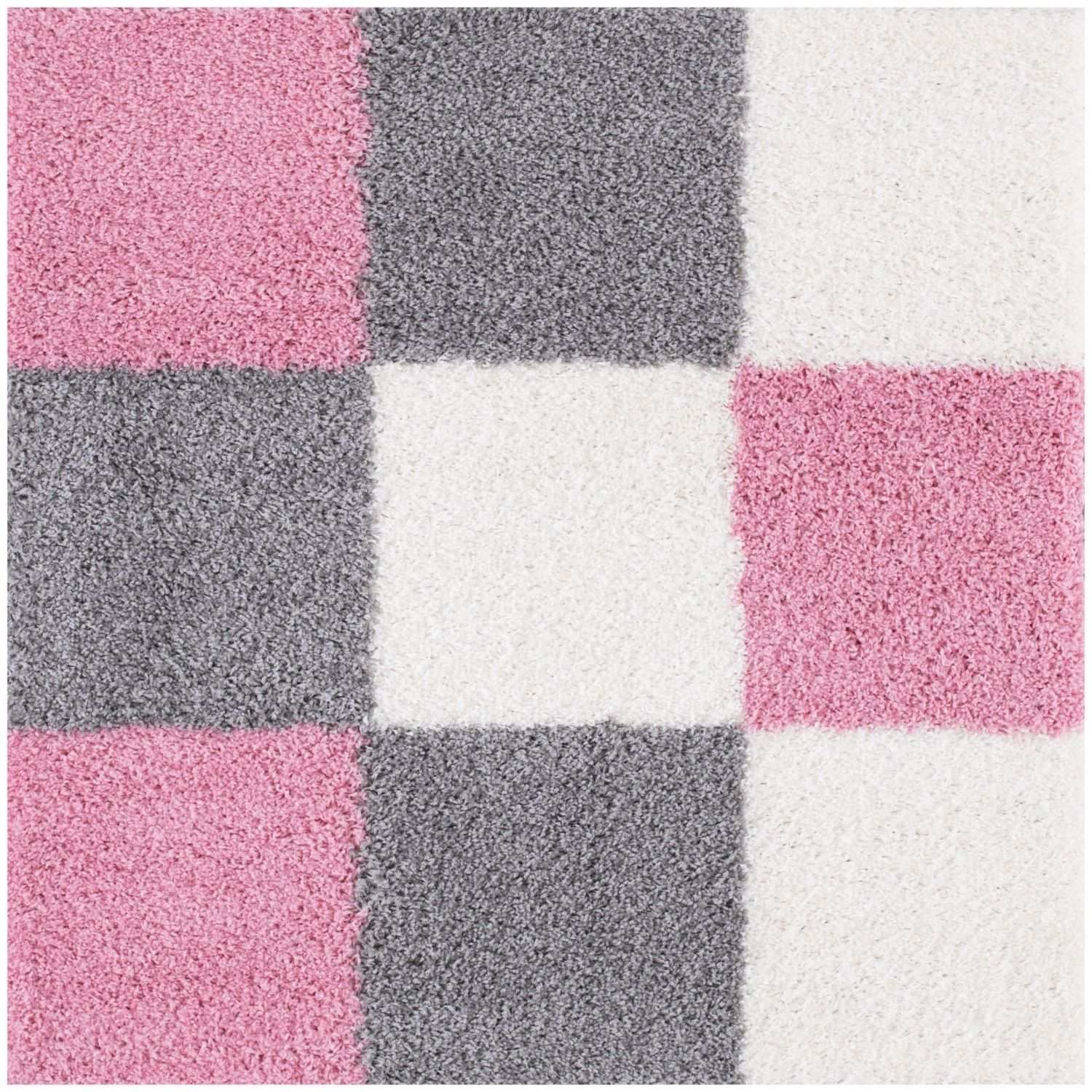 The Rugs Myshaggy Geometric Pink Rug