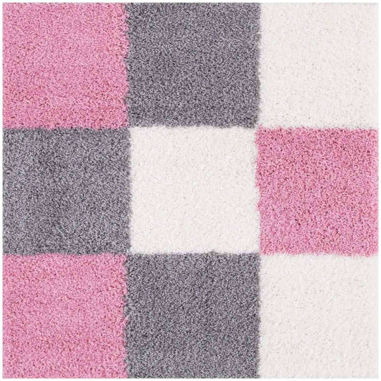 The Rugs Myshaggy Geometric Pink Rug