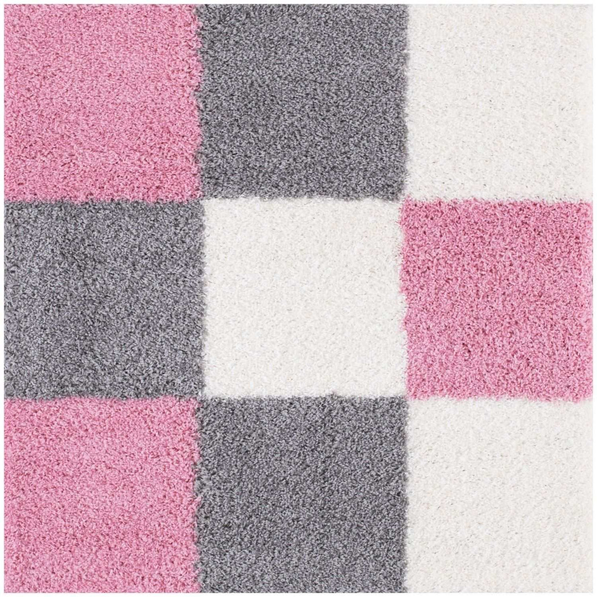 The Rugs Myshaggy Geometric Pink Rug