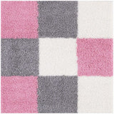 The Rugs Myshaggy Geometric Pink Rug