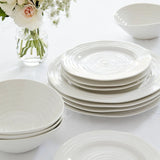 Portmeirion Sophie Conran Porcelain Dinner Set, 12 Piece, White