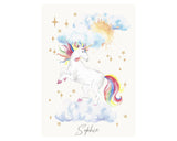 Personalised Watercolour Unicorn Print | Katie Hipwell Design