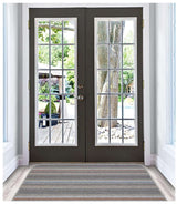 The Rugs - Stockholm Grey/Clay Washable Mat