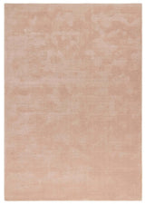 Hush Solid Coral Pink Luxury Rug