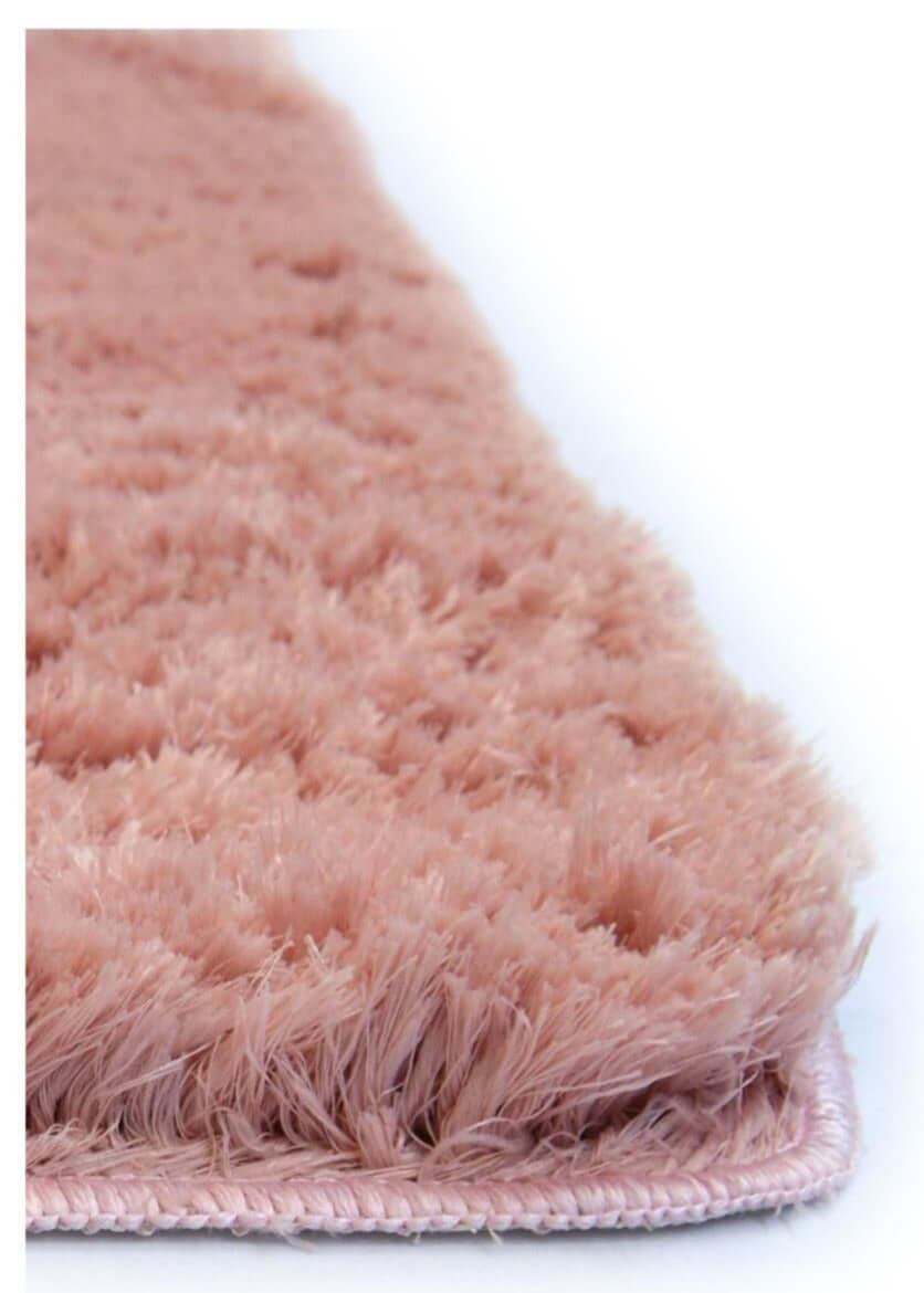 Soft Washable Pink Shaggy Rug SA-07 by The Rugs
