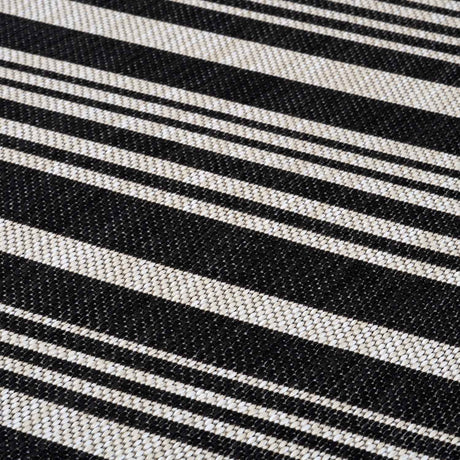 Ecology Outdoor Rug Black 300BL by The Rugs