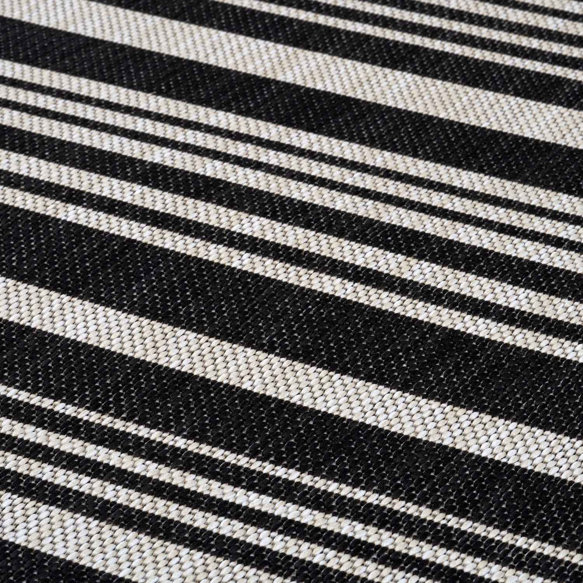 Ecology Outdoor Rug Black 300BL by The Rugs