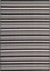 Ecology Outdoor Rug Black 300BL by The Rugs