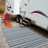 Ecology Outdoor Rug Blue 300BL by The Rugs