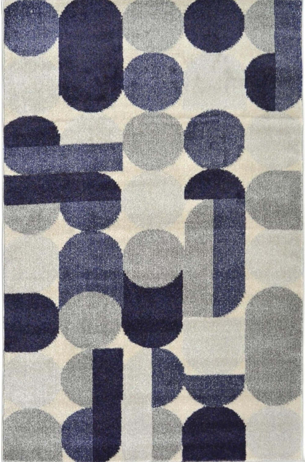 The Rugs Villa Blue Abstract Rug