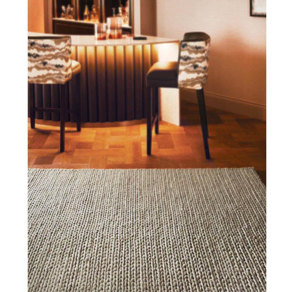 Fusion Oyster Braided Wool Rug by The Rugs