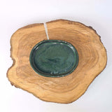 Yorkshire Bonsai Glazed Bonsai Drip Tray Oval Dark Green - 31cm